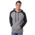 Men`s Lightweight Raglan Hooded Pullover