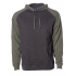 Men`s Lightweight Raglan Hooded Pullover