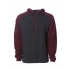 Men`s Lightweight Raglan Hooded Pullover