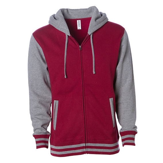 Unisex Heavyweight Varsity Zip Hood