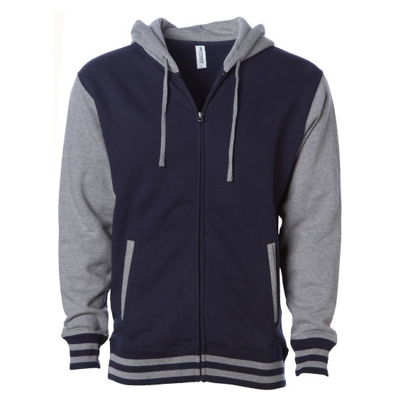 Unisex Heavyweight Varsity Zip Hood