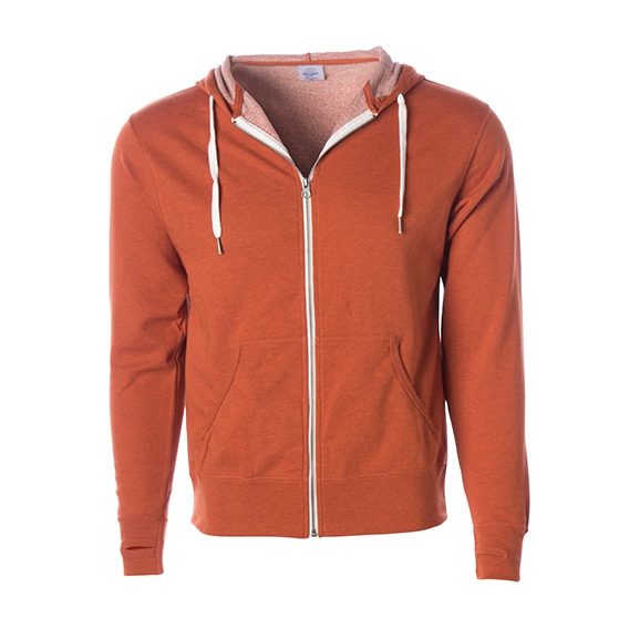 Unisex Midweight French Terry Zip Hood