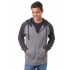 Men`s Lightweight Jersey Raglan Zip Hood