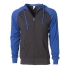 Men`s Lightweight Jersey Raglan Zip Hood