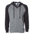 Men`s Lightweight Jersey Raglan Zip Hood