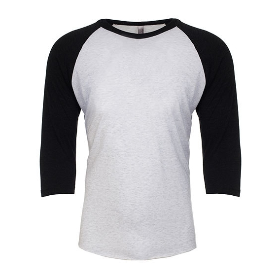 Unisex Tri-Blend 3/4 Sleeve Raglan Tee