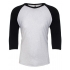 Unisex Tri-Blend 3/4 Sleeve Raglan Tee