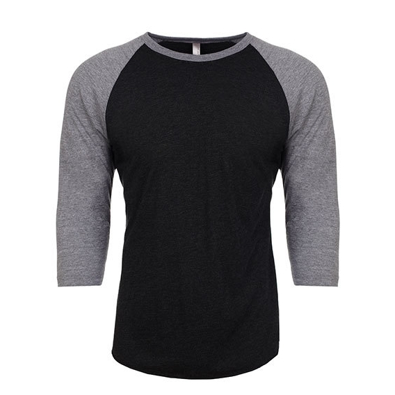 Unisex Tri-Blend 3/4 Sleeve Raglan Tee