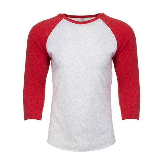 Unisex Tri-Blend 3/4 Sleeve Raglan Tee