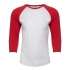 Unisex Tri-Blend 3/4 Sleeve Raglan Tee