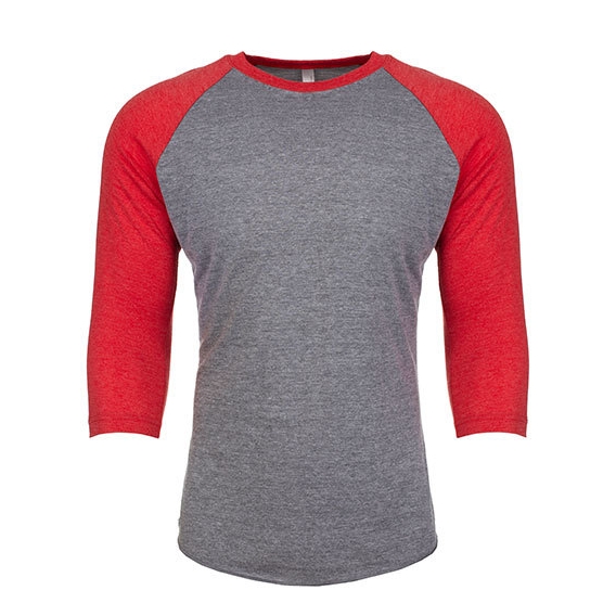 Unisex Tri-Blend 3/4 Sleeve Raglan Tee
