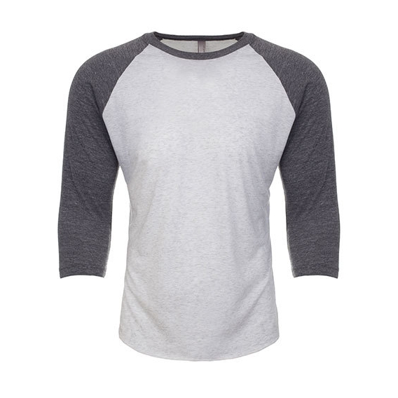 Unisex Tri-Blend 3/4 Sleeve Raglan Tee