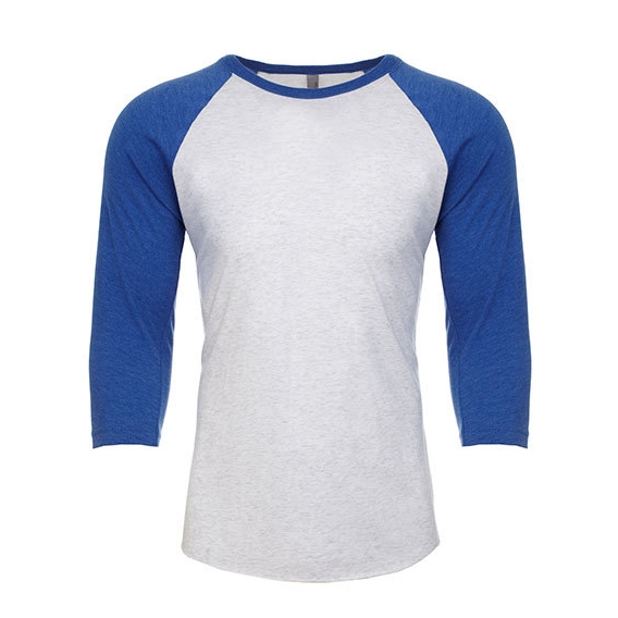 Unisex Tri-Blend 3/4 Sleeve Raglan Tee