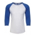 Unisex Tri-Blend 3/4 Sleeve Raglan Tee