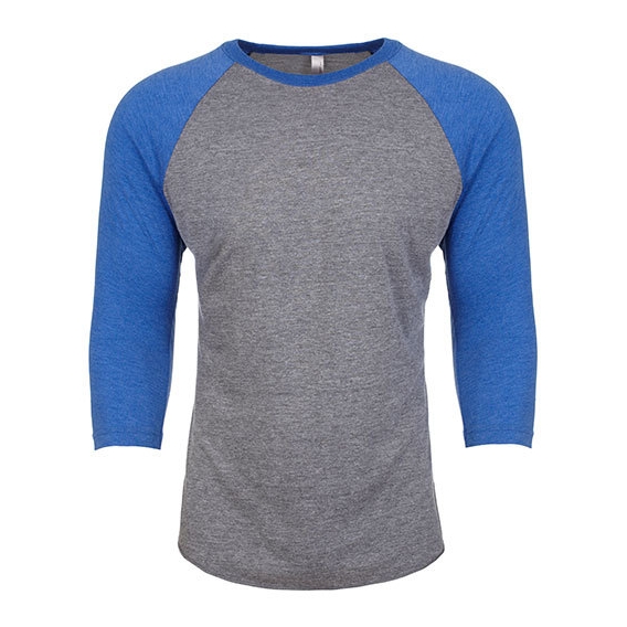 Unisex Tri-Blend 3/4 Sleeve Raglan Tee