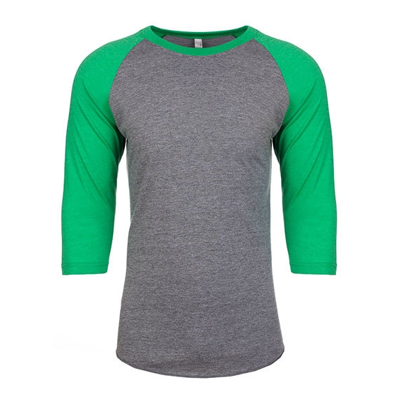 Unisex Tri-Blend 3/4 Sleeve Raglan Tee