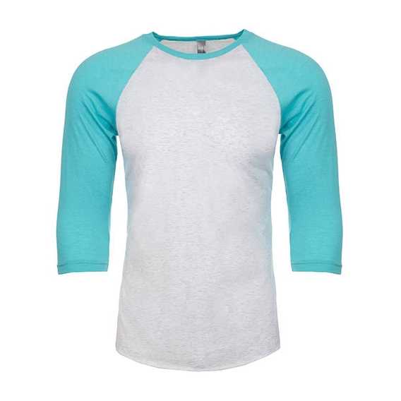 Unisex Tri-Blend 3/4 Sleeve Raglan Tee