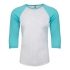 Unisex Tri-Blend 3/4 Sleeve Raglan Tee