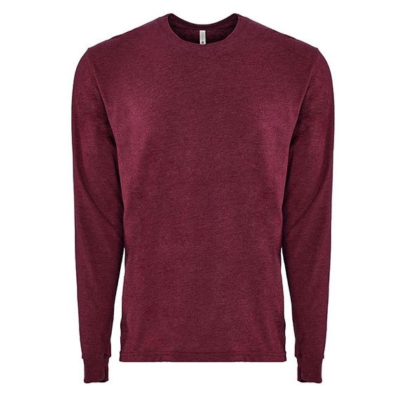 Unisex Sueded Long Sleeve Crew-T