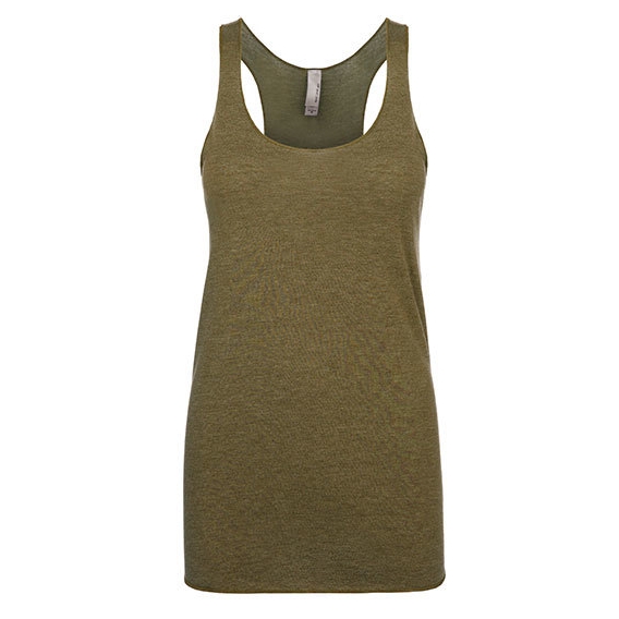 Ladies` Tri-blend Racerback Tank-Top