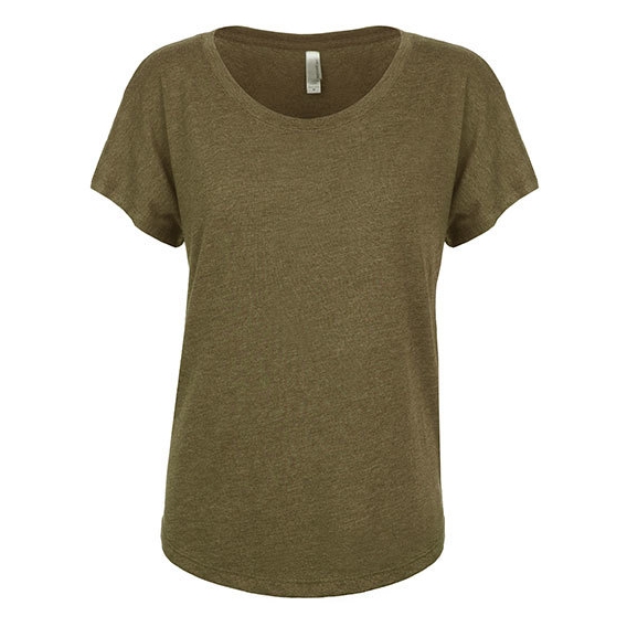 Ladies` Tri-Blend Dolman-T-Shirt