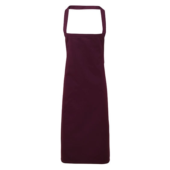 100% Organic Cotton Bib Apron (No Pocket)