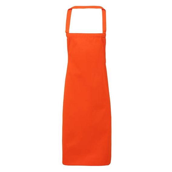 100% Organic Cotton Bib Apron (No Pocket)