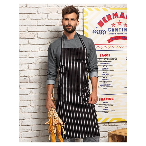 Striped Bib Apron