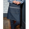 Domain Contrast Denim Waist Apron