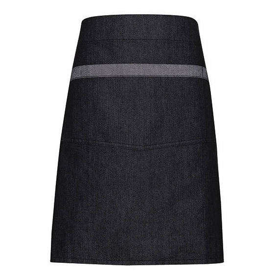 Domain Contrast Denim Waist Apron