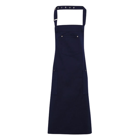 Cotton Chino Bib Apron