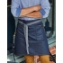 Division Waxed Look Denim Waist Apron