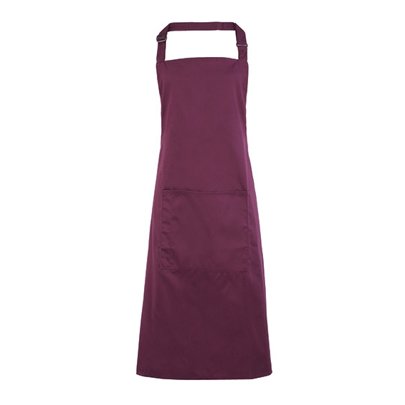 Colours Collection Bib Apron with Pocket