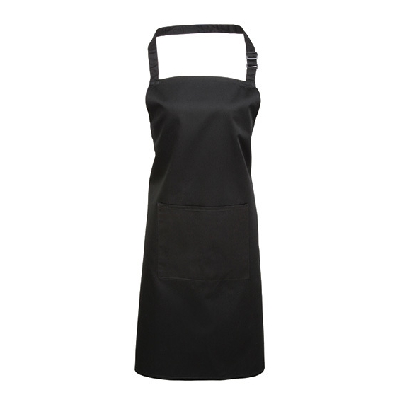 Colours Collection Bib Apron with Pocket