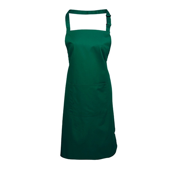 Colours Collection Bib Apron with Pocket