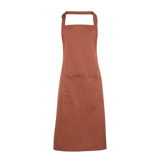Colours Collection Bib Apron with Pocket