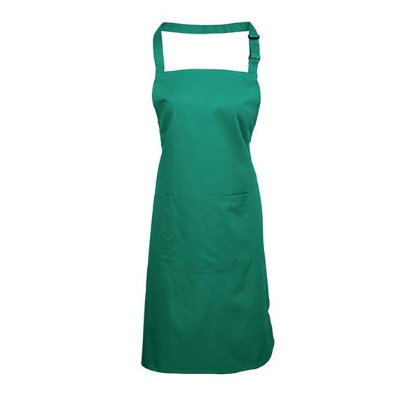 Colours Collection Bib Apron with Pocket