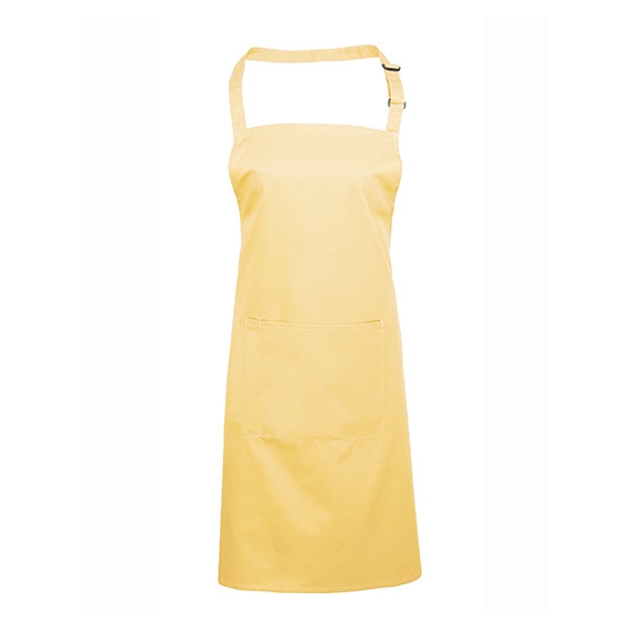 Colours Collection Bib Apron with Pocket