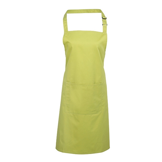 Colours Collection Bib Apron with Pocket