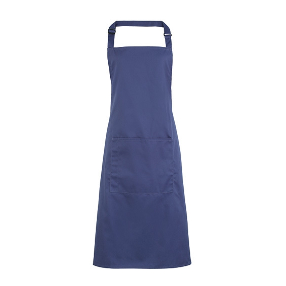 Colours Collection Bib Apron with Pocket