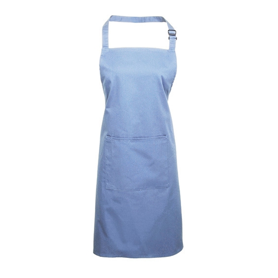 Colours Collection Bib Apron with Pocket