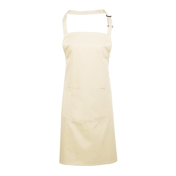 Colours Collection Bib Apron with Pocket
