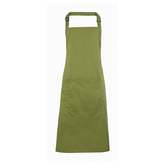 Colours Collection Bib Apron with Pocket