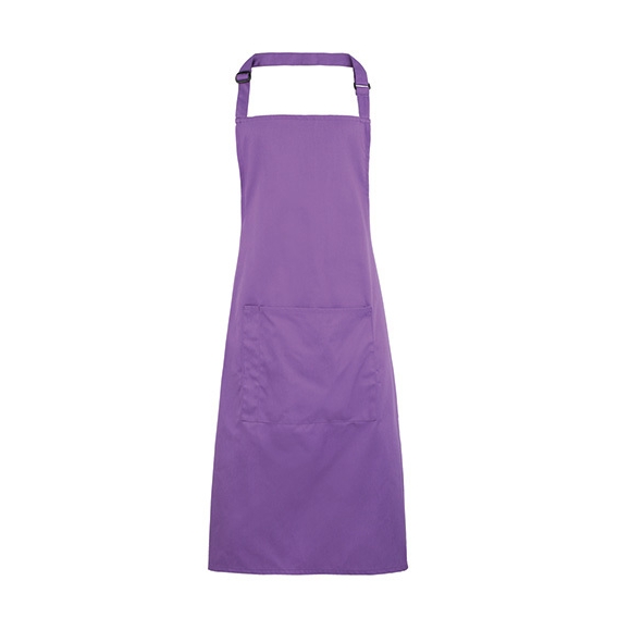 Colours Collection Bib Apron with Pocket