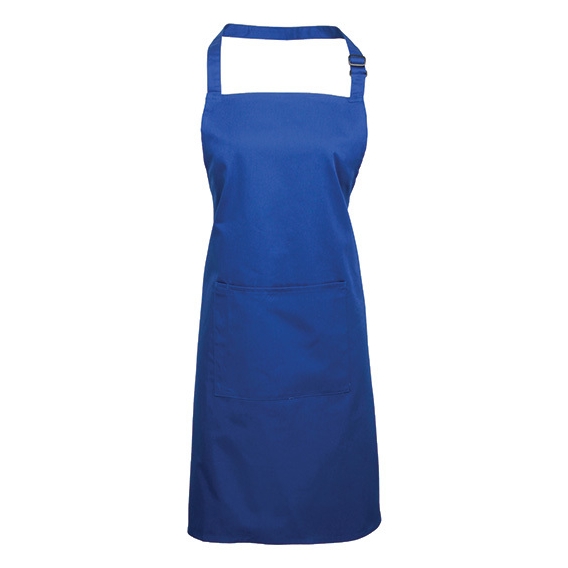 Colours Collection Bib Apron with Pocket
