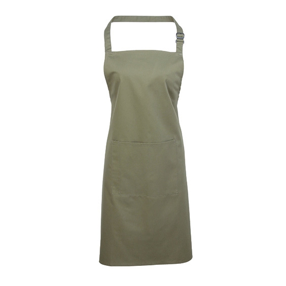 Colours Collection Bib Apron with Pocket