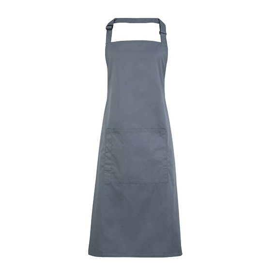 Colours Collection Bib Apron with Pocket