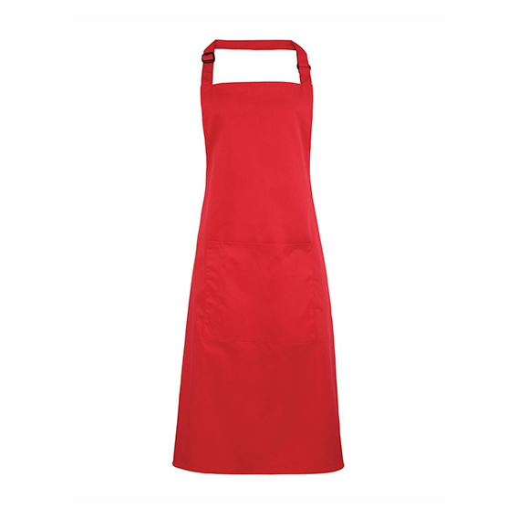 Colours Collection Bib Apron with Pocket