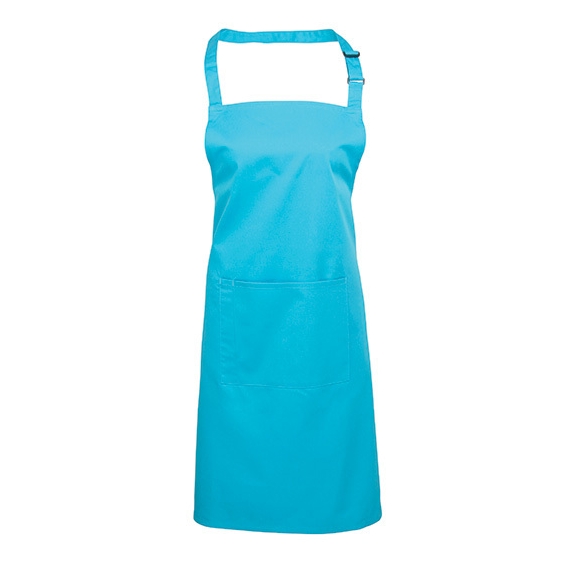 Colours Collection Bib Apron with Pocket