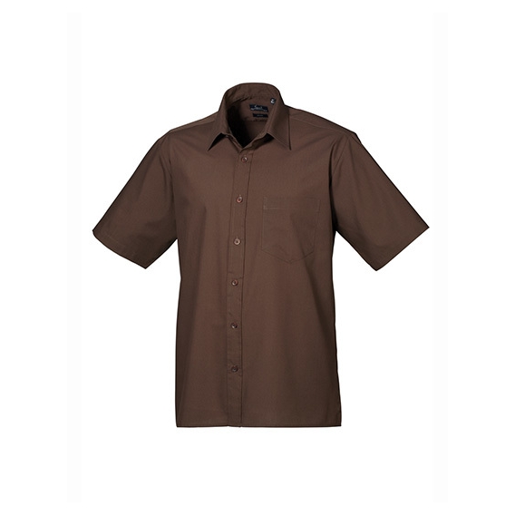 Men`s Poplin Short Sleeve Shirt